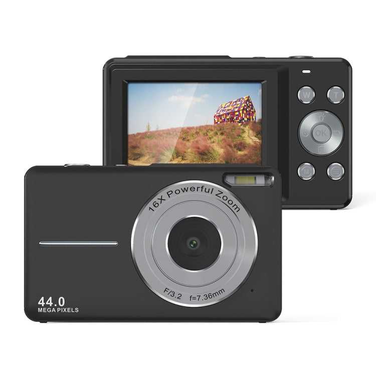 DC403L-AF 2.4-Inch 16X Zoom HD Digital Camera Mini Children Photography Camera US Plug(Black) - Children Cameras by PMC Jewellery | Online Shopping South Africa | PMC Jewellery | Buy Now Pay Later Mobicred