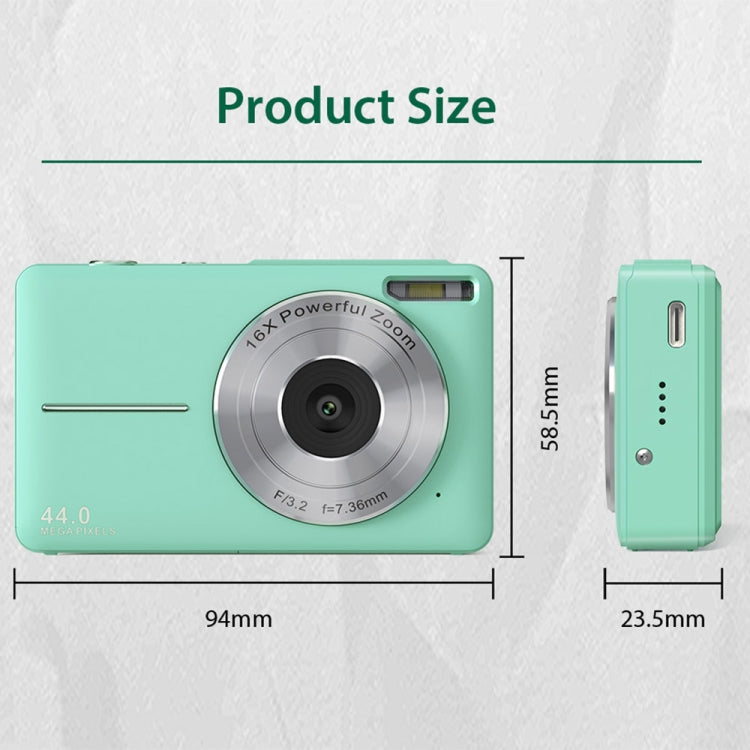 DC403L-AF 2.4-Inch 16X Zoom HD Digital Camera Mini Children Photography Camera US Plug(Green) - Children Cameras by PMC Jewellery | Online Shopping South Africa | PMC Jewellery | Buy Now Pay Later Mobicred