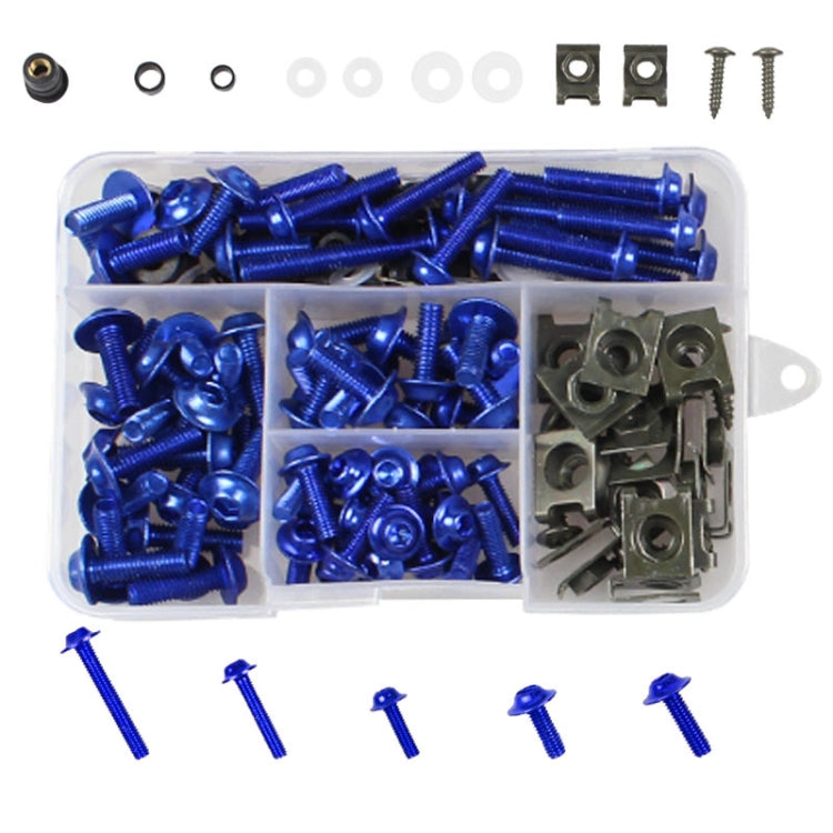 177 PCS/ Box Motorcycle Modification Accessories Windshield Cover Set Screw(Blue) - Others by PMC TechLife | Online Shopping South Africa | PMC TechLife | Buy Now Pay Later Mobicred