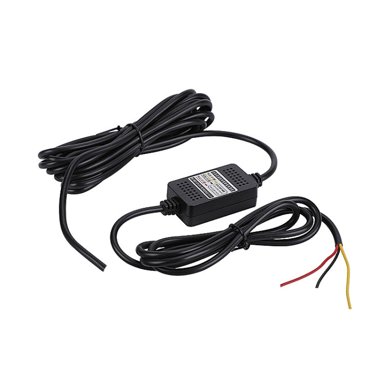 H516 Recording Step-down Line Shrinkage Video Car Charger Line Parking Monitoring Three-Core Power Cord, Model: Without Fuse(Micro Straight) - Cables & Connectors by PMC Jewellery | Online Shopping South Africa | PMC Jewellery | Buy Now Pay Later Mobicred