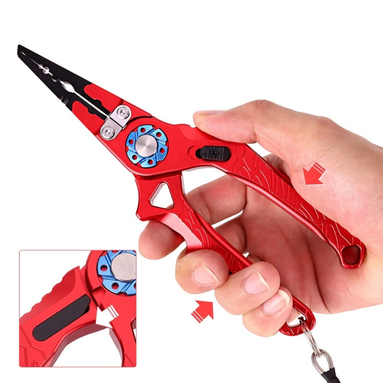 Multifunctional Open-Loop Lead-Pressing Fishing Pliers With Lock(Blue) - Fish Gripper & Pliers by PMc TechLife | Online Shopping South Africa | PMc TechLife | Buy Now Pay Later Mobicred