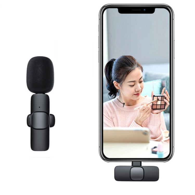 Lavalier Wireless Microphone Mobile Phone Live Video Shooting Small Microphone, Specification: 8 Pin Direct 1 To 1 - Microphone by PMC Jewellery | Online Shopping South Africa | PMC Jewellery | Buy Now Pay Later Mobicred