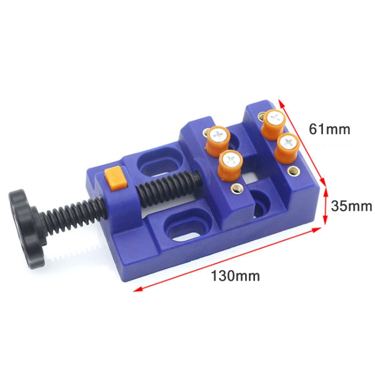 Eight-Hole Mini Flat Bench Vise Bodhi Beads Walnut Fixture(Yellow) - Others by PMc TechLife | Online Shopping South Africa | PMc TechLife | Buy Now Pay Later Mobicred