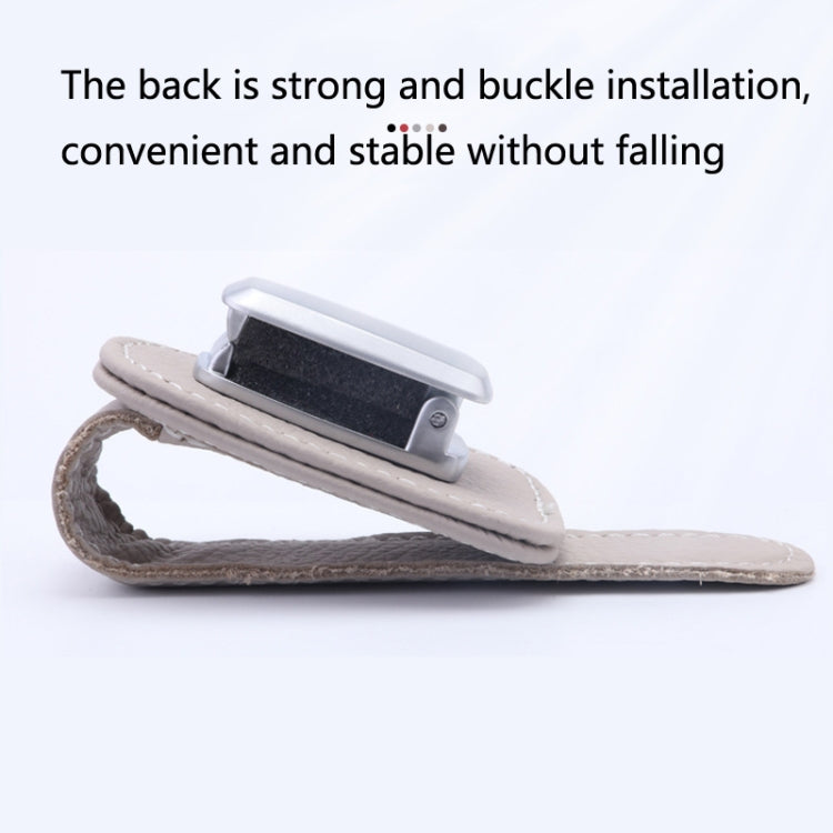 529 Car Sun Visor Glasses Clip Sunglasses Holder(Gray) - Sunglasses & Glasses Clips by PMC TechLife | Online Shopping South Africa | PMC TechLife | Buy Now Pay Later Mobicred