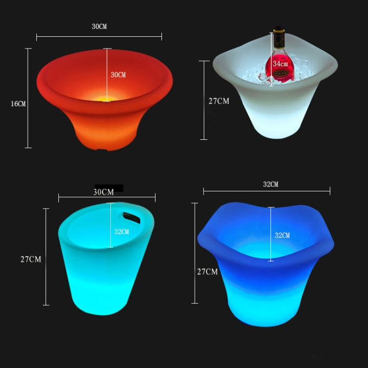 ES-IC014 Waterproof LED Luminous Ice Bucket For Bars, US Plug, Size: 31x29x34cm - Novelty Lighting by PMC TechLife | Online Shopping South Africa | PMC TechLife | Buy Now Pay Later Mobicred