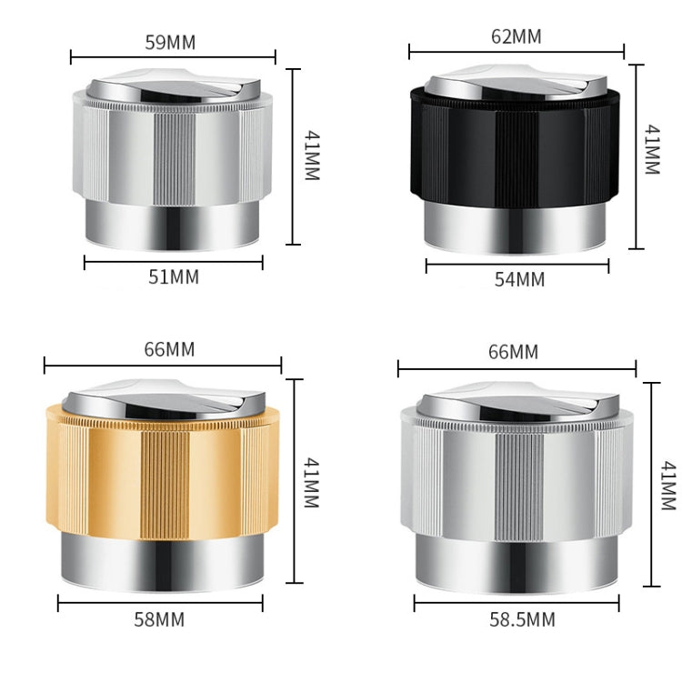 YK33258 Stainless Steel Double-Ended Coffee Cloth Dispenser, Size: 58.5mm(Silver Multilateral Type) - free shipping - PMC TechLife - Order now!