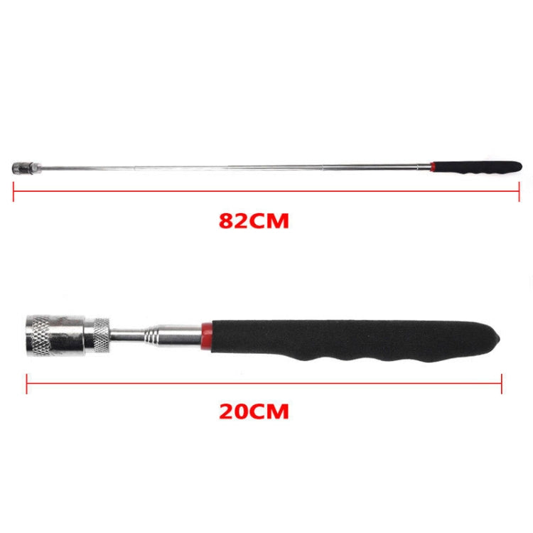LED Strong Iron Rod Car Metal Fetcher Absorbed Iron Tool(Black) - Hand Tool Sets by PMC TechLife | Online Shopping South Africa | PMC TechLife | Buy Now Pay Later Mobicred