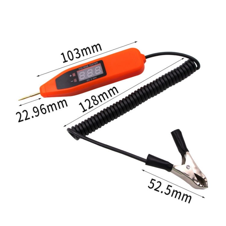 Auto Repair LCD Test Pen Car Circuit Repair Tool(Orange) - Electronic Test by PMC Jewellery | Online Shopping South Africa | PMC Jewellery | Buy Now Pay Later Mobicred