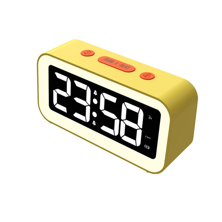 LED Electronic Alarm Clock Night Light(Yellow) - Novelty Clock by PMc TechLife | Online Shopping South Africa | PMc TechLife | Buy Now Pay Later Mobicred