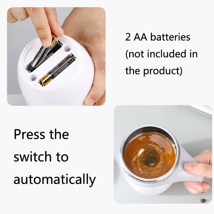 A223 Stainless Steel Automatic Magnetized Coffee Mixing Cup(Brown) - free shipping - PMC TechLife - Order now!