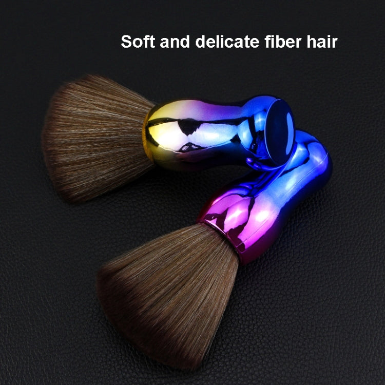 Electroplating Broken Hair Brush Haircut Neck Cleaning Brush(Two-section Gold) - free shipping - PMC TechLife - Order now!