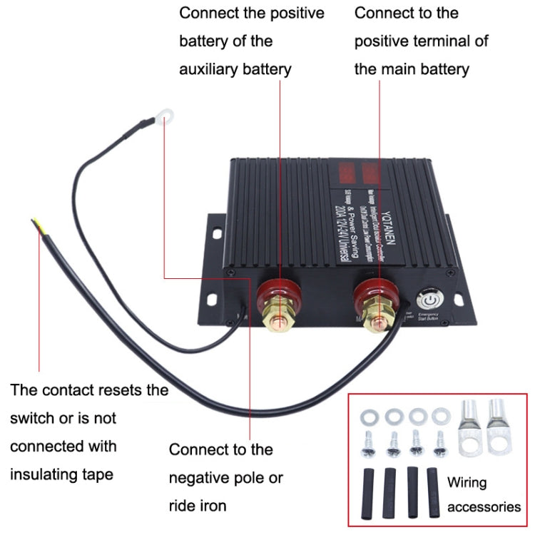 1069 150A RV Modified Dual Battery Protector - Relays by PMC Jewellery | Online Shopping South Africa | PMC Jewellery | Buy Now Pay Later Mobicred