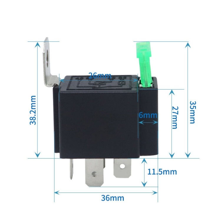 5 Sets JD2912 4 Pin Car Relay With Fuse, Rated voltage: 24V - Relays by PMC TechLife | Online Shopping South Africa | PMC TechLife | Buy Now Pay Later Mobicred