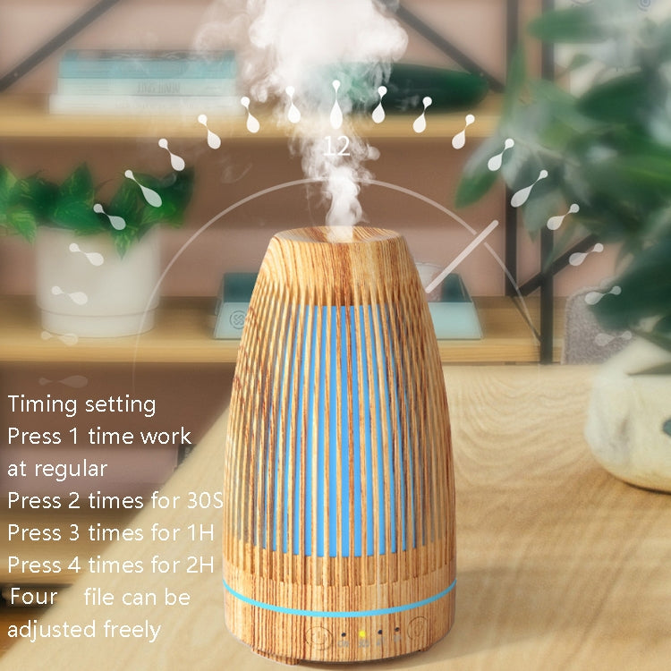 STB-103 Atmosphere Colorful Light Humidifier Aroma Diffuser(Light Wooden Grain) - Air Purifiers & Accessories by PMC TechLife | Online Shopping South Africa | PMC TechLife
