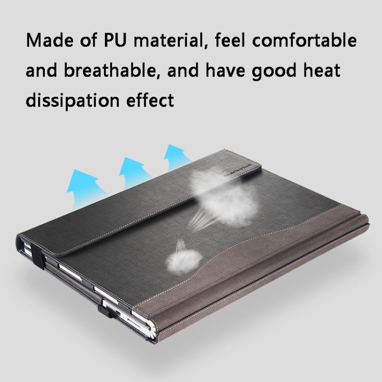 PU Leather Laptop Protective Sleeve For Microsoft Surface Book 3 15 inches(Deep Blue) - free shipping - PMC Jewellery - Order now!