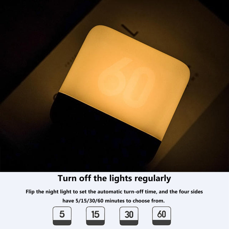 Square Flip Polyhedral Timing Night Light(Green) - Night Lights by PMc TechLife | Online Shopping South Africa | PMc TechLife | Buy Now Pay Later Mobicred