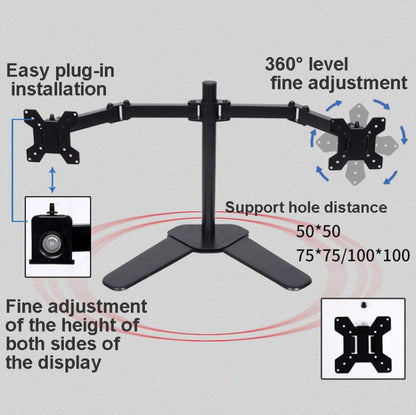 Desktop Lifting Monitor Stand Bracket Four Screen Table Clip - TV Brackets & Mounts by PMC Jewellery | Online Shopping South Africa | PMC Jewellery | Buy Now Pay Later Mobicred