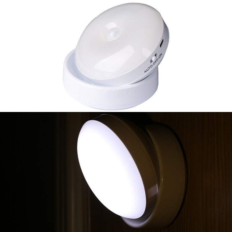 DMK-6PL Kitchen Cabinet Body Infrared Sensing Lamp, Style: Rotate Charging(White Light) - Sensor LED Lights by PMC TechLife | Online Shopping South Africa | PMC TechLife | Buy Now Pay Later Mobicred