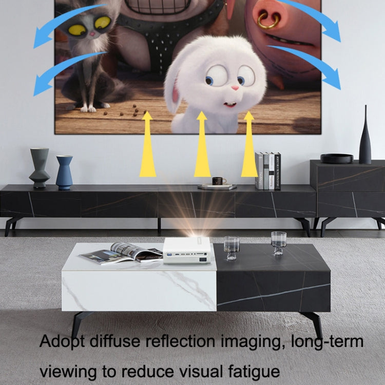 YG530 Home LED Small HD 1080P Projector, Specification: EU Plug(Black) - LED Projector by PMC TechLife | Online Shopping South Africa | PMC TechLife | Buy Now Pay Later Mobicred