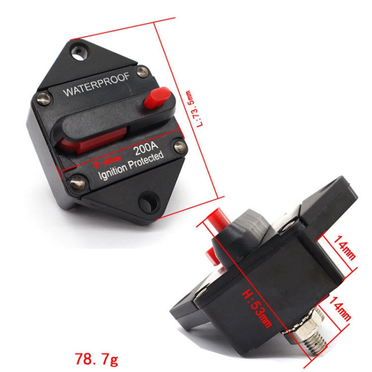 CB10 Car Audio Modified Automatic Circuit Breakerion, Specification: 60A - Fuse by PMC TechLife | Online Shopping South Africa | PMC TechLife | Buy Now Pay Later Mobicred