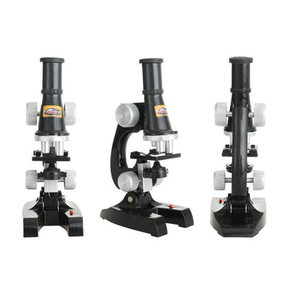 C2119 Children Early Education HD 450X Microscope Toy(Black) - Digital Microscope by PMC Jewellery | Online Shopping South Africa | PMC Jewellery | Buy Now Pay Later Mobicred