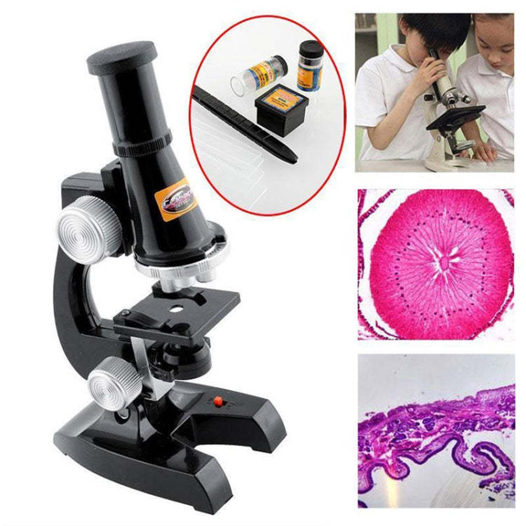 C2119 Children Early Education HD 450X Microscope Toy(Black) - Digital Microscope by PMC Jewellery | Online Shopping South Africa | PMC Jewellery | Buy Now Pay Later Mobicred