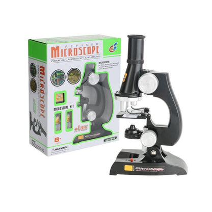 C2119 Children Early Education HD 450X Microscope Toy(Black) - Digital Microscope by PMC Jewellery | Online Shopping South Africa | PMC Jewellery | Buy Now Pay Later Mobicred