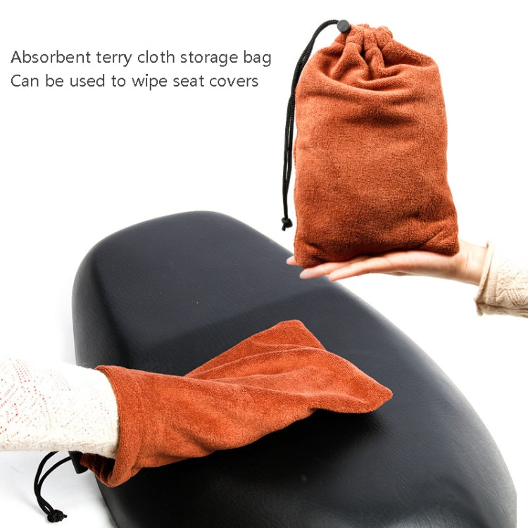 MC1004 Motorcycle Sun Protection Dustproof Rain Seat Cover, Specification: L(Black) - Seat Covers by PMC Jewellery | Online Shopping South Africa | PMC Jewellery | Buy Now Pay Later Mobicred