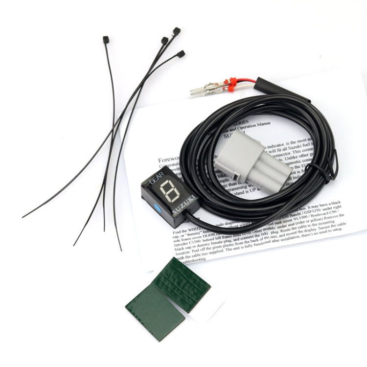 Motorcycle Instrument Gear Display For Suzuki(Green Light) - Electrical Instruments by PMC TechLife | Online Shopping South Africa | PMC TechLife | Buy Now Pay Later Mobicred