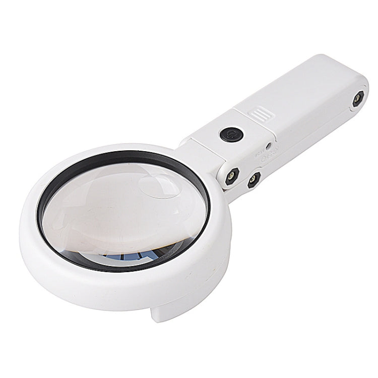 5X / 11X USB Charging LED Light Handheld Magnifier(FS 75RC) - Hand Held Style by PMC Jewellery | Online Shopping South Africa | PMC Jewellery | Buy Now Pay Later Mobicred