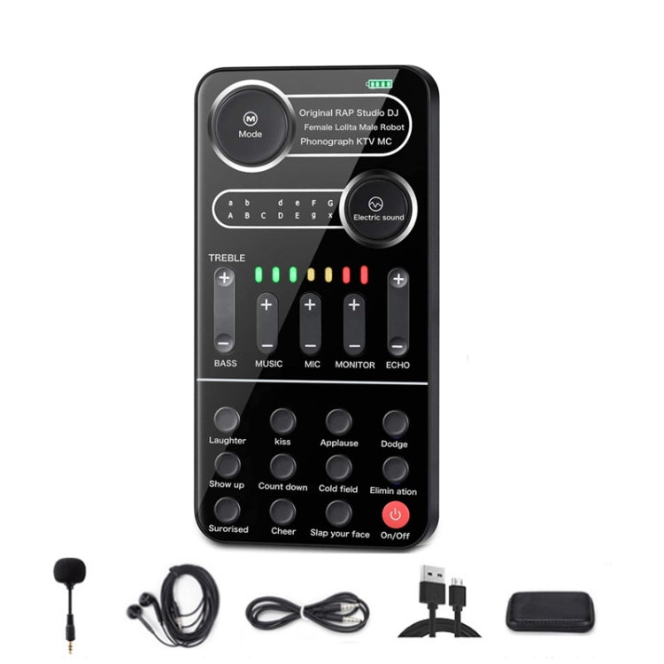 K9 Set Voice Changer Game Live Broadcast Mobile Computer Sound Card - Live Sound Effects Processors by PMC TechLife | Online Shopping South Africa | PMC TechLife | Buy Now Pay Later Mobicred