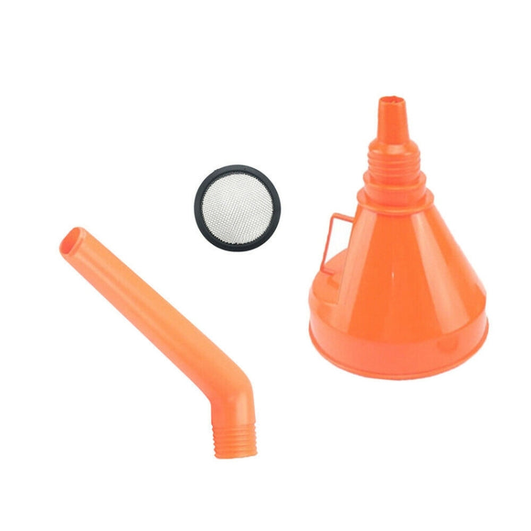 10 PCS CY12 Free Handband Filter Plastic Funnel(Orange) - Hand Tool Sets by PMC TechLife | Online Shopping South Africa | PMC TechLife | Buy Now Pay Later Mobicred