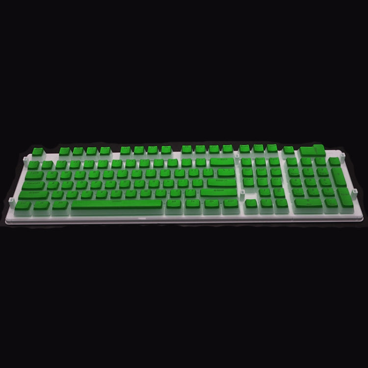 Pudding Double-layer Two-color 108-key Mechanical Translucent Keycap(Cheese Green) - Silicone / Sticker by PMC TechLife | Online Shopping South Africa | PMC TechLife | Buy Now Pay Later Mobicred