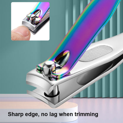 Small Color Titanium Nail Clipper Gradient Mermaid Handle Nail Clipper Nail Art Tool - Nail Clipper by PMC Jewellery | Online Shopping South Africa | PMC Jewellery | Buy Now Pay Later Mobicred