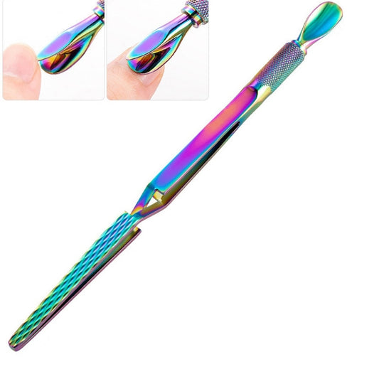 X-Shaped Stainless Steel Shaping Clip Nail Art Tools, Specification type: Colorful Titanium Diamond - Nail Art Equipment by PMC Jewellery | Online Shopping South Africa | PMC Jewellery | Buy Now Pay Later Mobicred