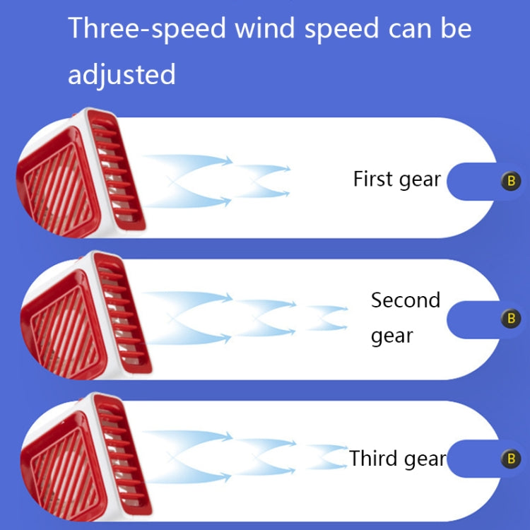 PROFAN XH008 USB Hanging Game Console Shape Fan with Bracket, Style: Basic Type (White) - free shipping - PMC Jewellery - Order now!