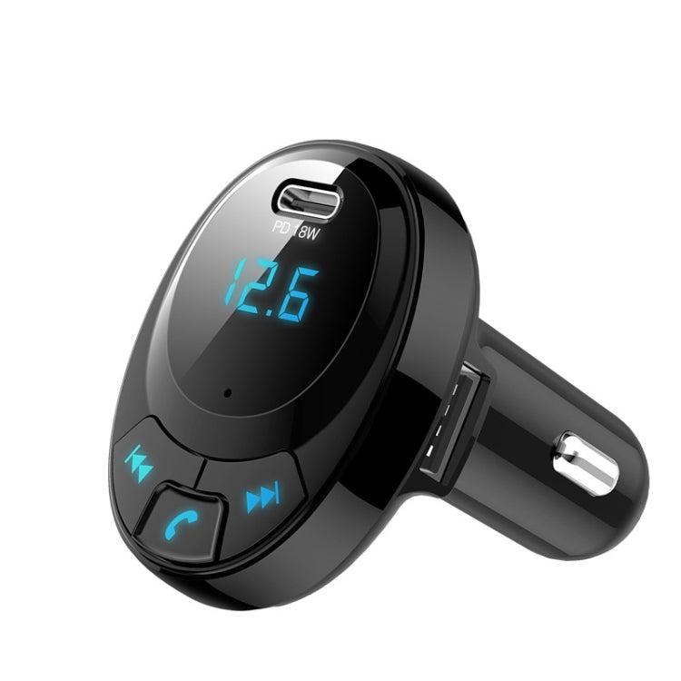 BT09 Car Bluetooth MP3 Digital Display Dual USB Charger(Black) - Bluetooth Car Kits by PMC Jewellery | Online Shopping South Africa | PMC Jewellery | Buy Now Pay Later Mobicred