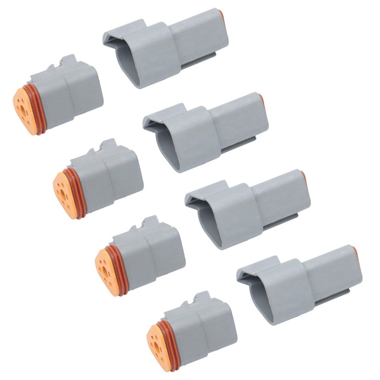 4 PCS DT04-3P / DT06-3S With Copper Car Waterproof Connector Conductive Connection Terminal - Booster Cable & Clip by PMC Jewellery | Online Shopping South Africa | PMC Jewellery | Buy Now Pay Later Mobicred