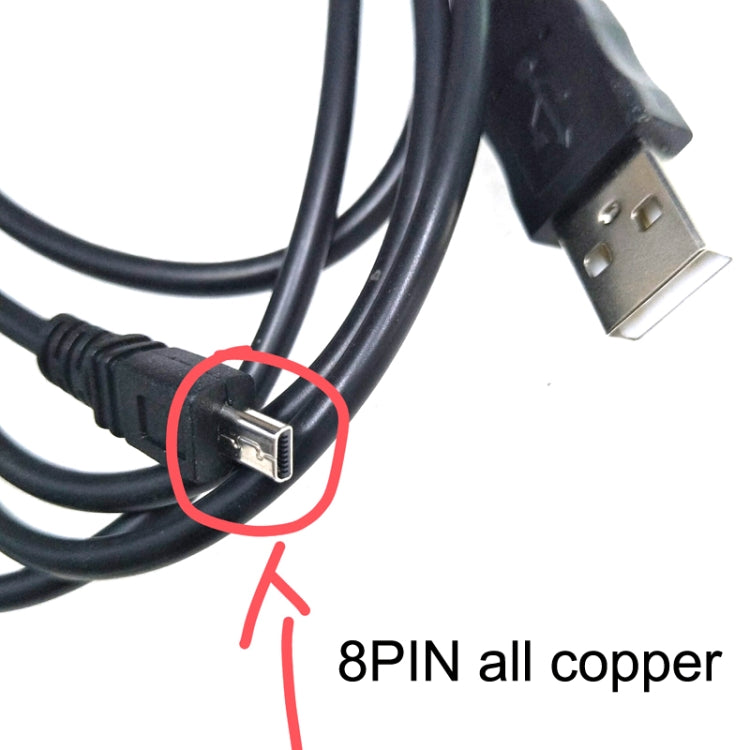 20 PCS 8Pin SLR Camera Cable USB Data Cable For Nikon UC-E6, Length: 0.8m With AV -  by PMC TechLife | Online Shopping South Africa | PMC TechLife | Buy Now Pay Later Mobicred