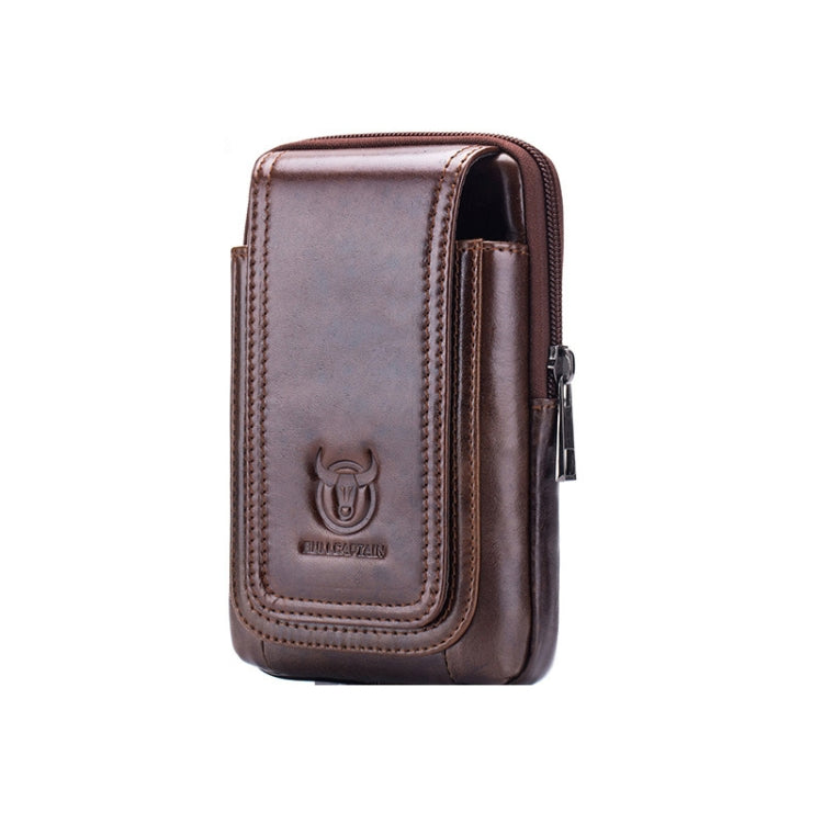 BULL CAPTAIN  Leather Multifunctional Waist Bag For Men(Brown-10) - Wallets by BULL CAPTAIN | Online Shopping South Africa | PMC Jewellery | Buy Now Pay Later Mobicred