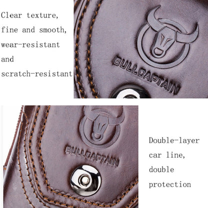 BULL CAPTAIN  Leather Multifunctional Waist Bag For Men(Brown-04) - Wallets by BULL CAPTAIN | Online Shopping South Africa | PMC Jewellery | Buy Now Pay Later Mobicred