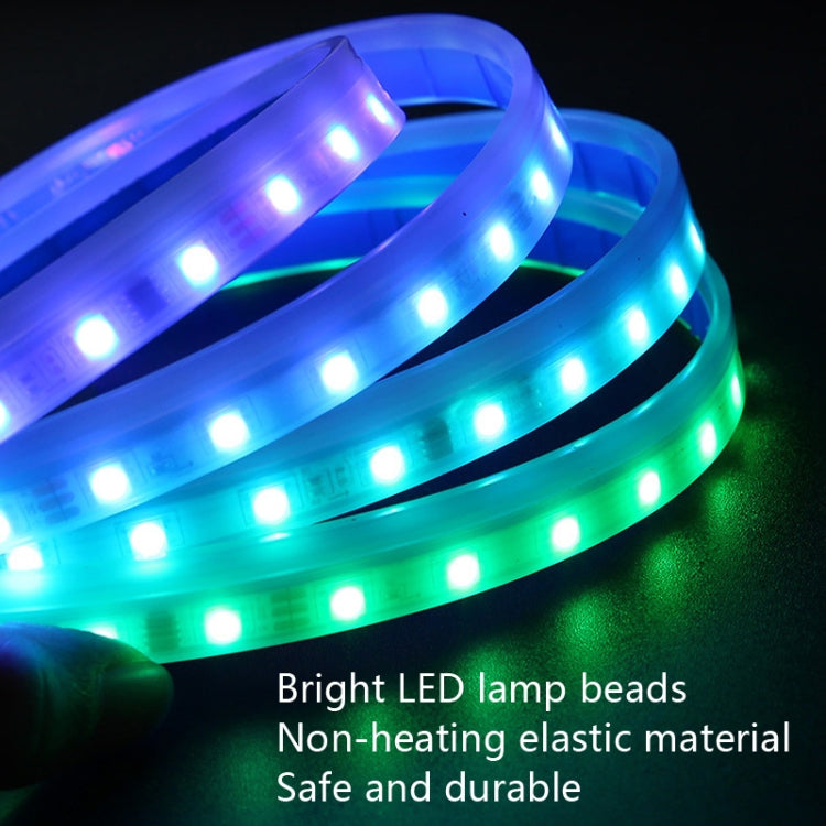 Car LED Streamer Decorative Hood Atmosphere Lights, Style: Monochrome Yellow Light(1.5m) - Decorative Lights by PMC TechLife | Online Shopping South Africa | PMC TechLife | Buy Now Pay Later Mobicred