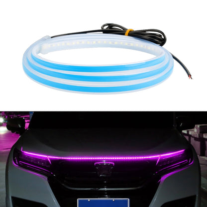 Car LED Streamer Decorative Hood Atmosphere Lights, Style: Monochrome Pink Purple Light(1.8m) - Decorative Lights by PMC Jewellery | Online Shopping South Africa | PMC Jewellery | Buy Now Pay Later Mobicred