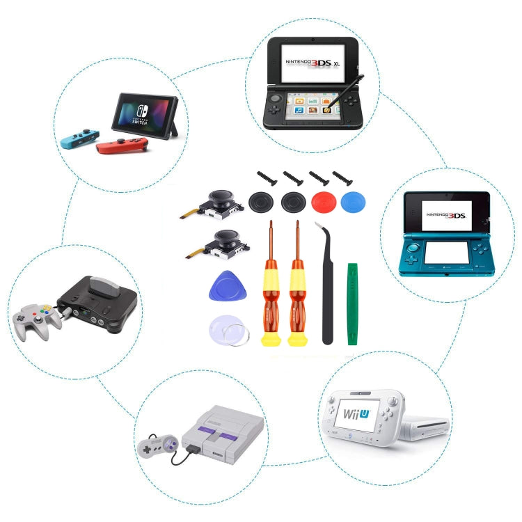 Joy-Con 3D Joystick Repair Screwdriver Set Gamepads Disassembly Tool For Nintendo Switch, Series: 6 In 1 - Tools by PMC TechLife | Online Shopping South Africa | PMC TechLife | Buy Now Pay Later Mobicred