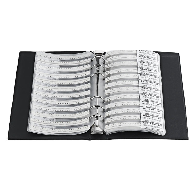 0402 SMD Capacitor Electronic Component Sample Book(80 Kinds 50 Each) - Battery & Resistance Tester by PMC TechLife | Online Shopping South Africa | PMC TechLife | Buy Now Pay Later Mobicred