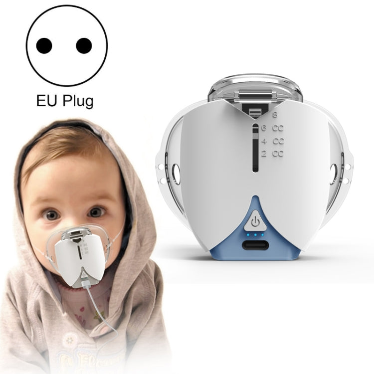 Hands-free Wearable Micro-mesh Nebulizer for Adults and Children ,Style: With EU Plug(Blue White) - free shipping - PMC TechLife - Order now!