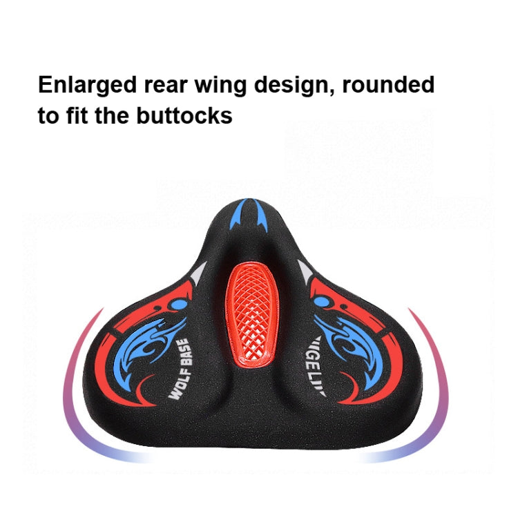 Bicycle Seat Cover Thickened Silicone Shock-absorbing Saddle Cover(Green) - Bicycle Saddle by PMc TechLife | Online Shopping South Africa | PMc TechLife | Buy Now Pay Later Mobicred