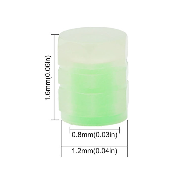 4pcs / Set Luminous Tire Valve Cap Electric Motorcycle Vacuum Tire Valve Cover, Style: Split Effect(Blue) - Tire Valve Caps by PMC TechLife | Online Shopping South Africa | PMC TechLife