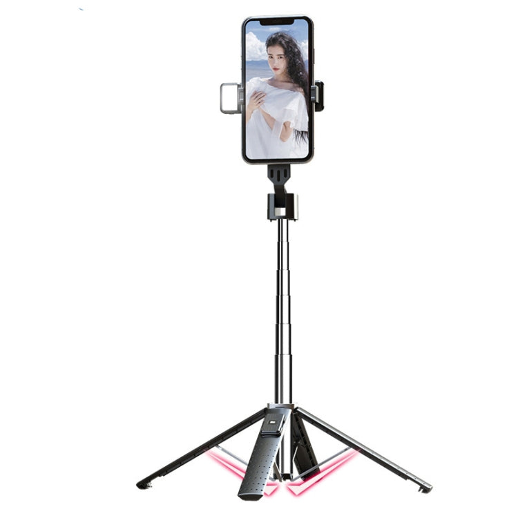 Phone Live Bracket Bluetooth Selfie Tripod, High: 102CM (Stainless Steel + Single Fill Light) - Selfie Sticks by PMC Jewellery | Online Shopping South Africa | PMC Jewellery | Buy Now Pay Later Mobicred