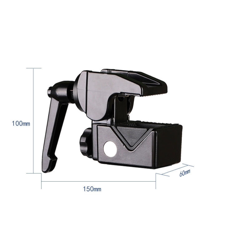 CL-22 Multi-function SLR Camera Fixed Clip Gimbal Vigorously Clip Photography Pliers(Black) -  by PMC TechLife | Online Shopping South Africa | PMC TechLife | Buy Now Pay Later Mobicred